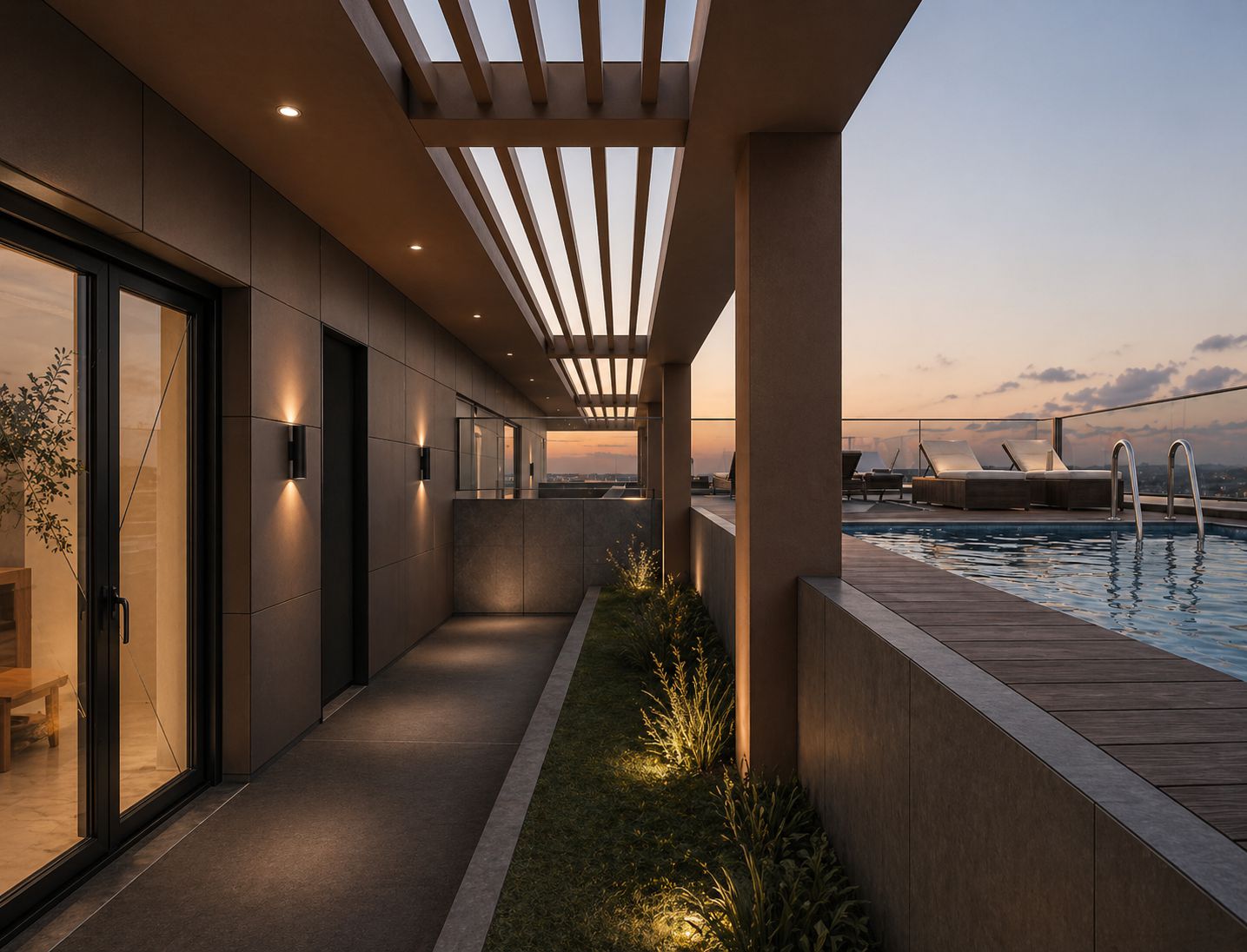 Tarracat e hapura — BEG Residence, Prizren